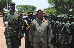 Museveni Passes out UWA Rangers
